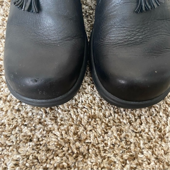 Ariat | Women's Boho Western Fringe Mendocino Clogs Size 10 Black Leather - Picture 5 of 8